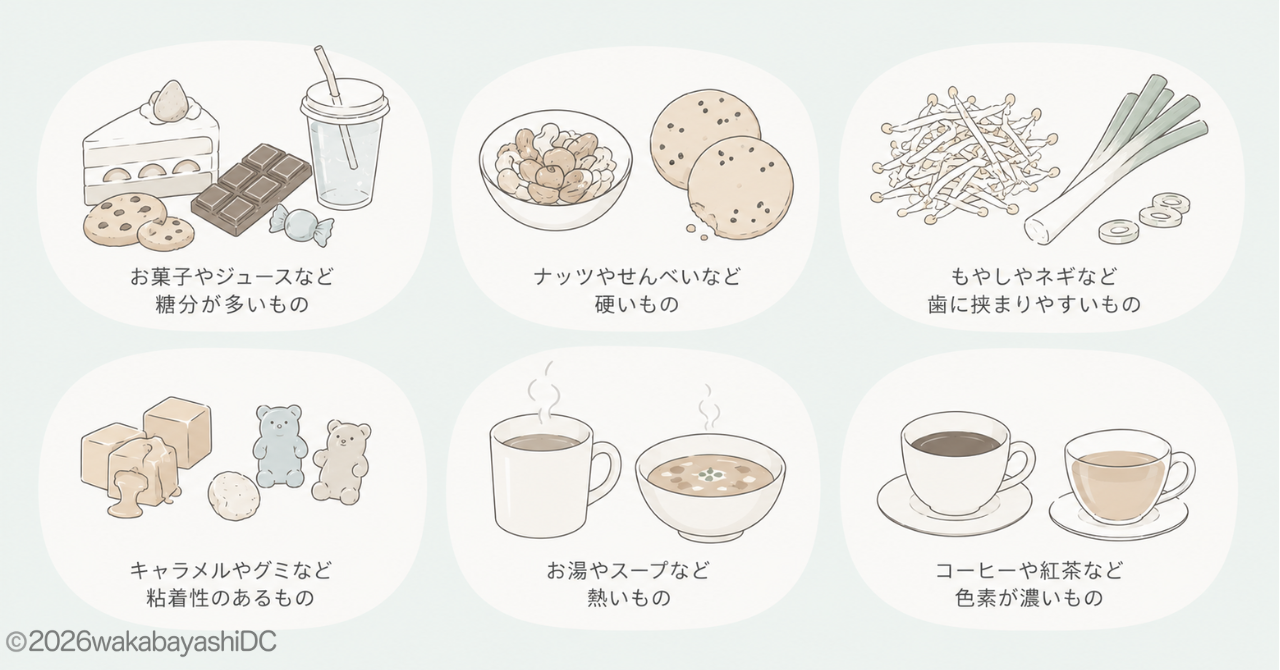 インビザライン中の食事ルール
